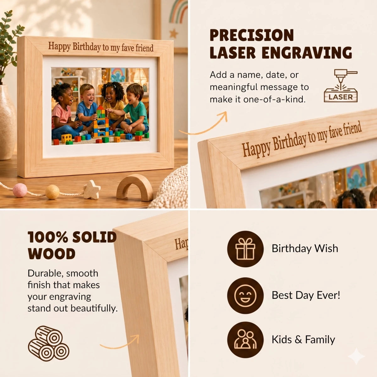 Personalized Kids Art Frame | For U.S. Market Only - Kids Art Frames