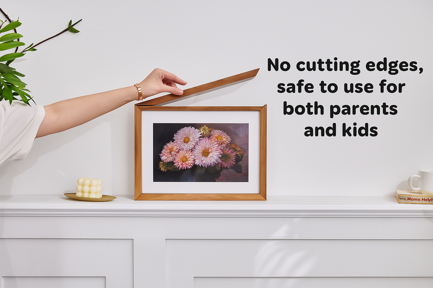 Kids Art Frame | Memory Box for 160+ Artworks | Solid Wood Display & Storage  | Five Colors Available