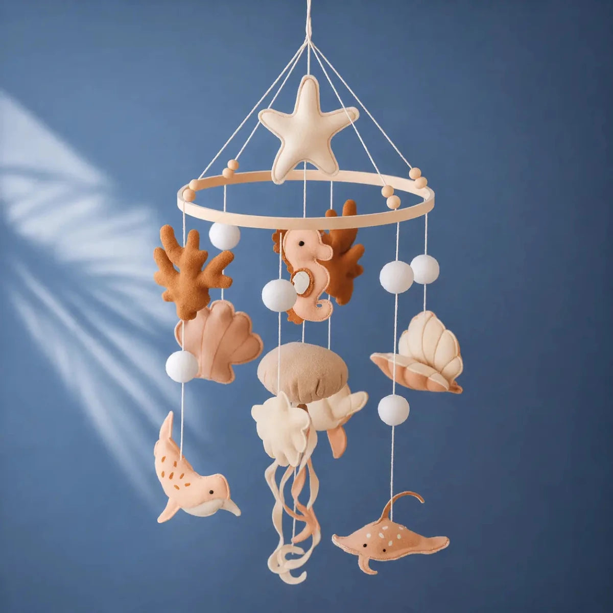 Felt Sea Animal Baby Mobile: Ocean Nursery Decor - Kids Art Frames