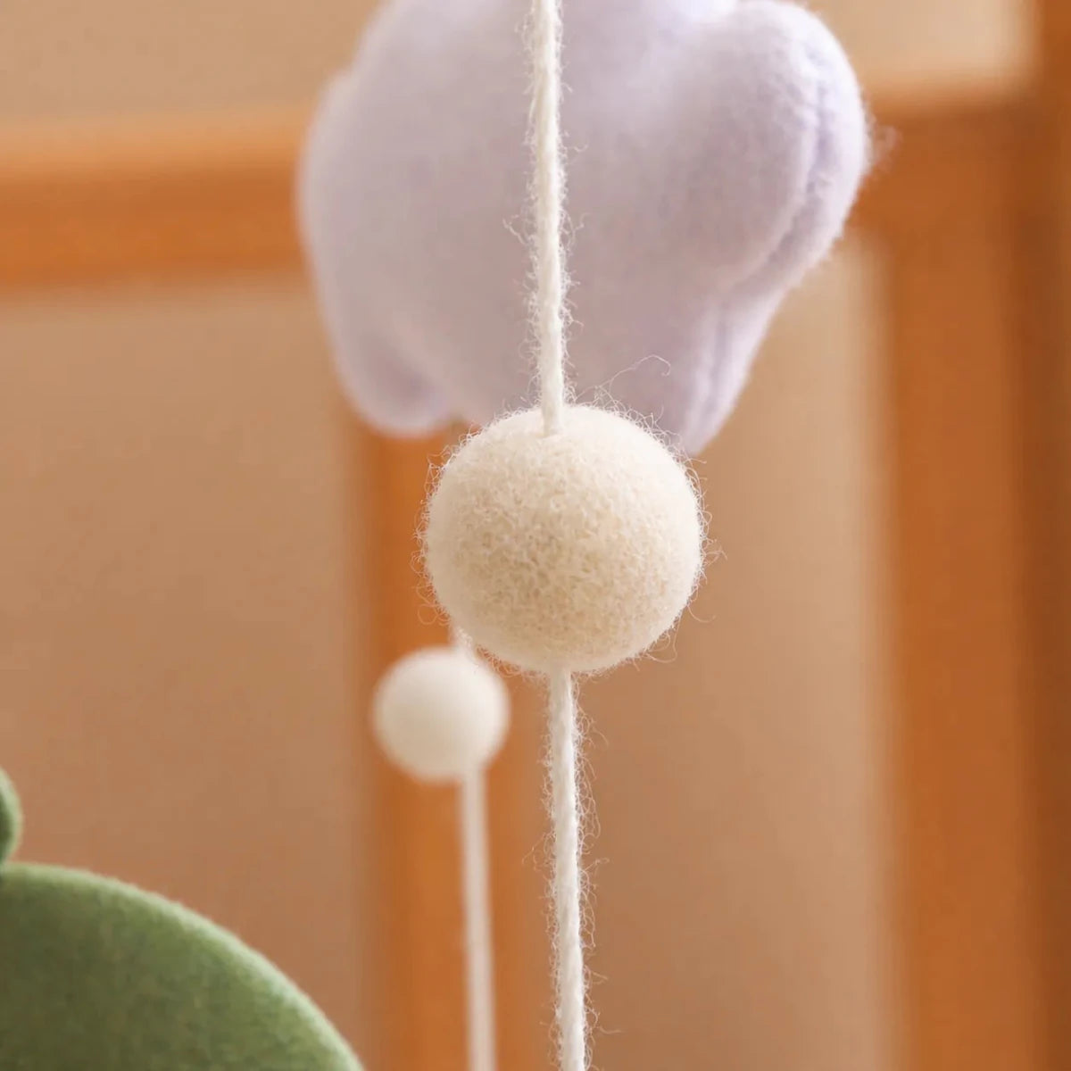 Green Dragon Felt Crib Mobile, Handmade Nursery Decor, Baby Shower Gift - Kids Art Frames