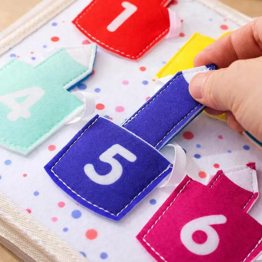 Handmade Kids Quiet Book – Montessori - Inspired Sensory Activity Book - Kids Art Frames