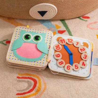 Handmade Kids Quiet Book – Montessori - Inspired Sensory Activity Book - Kids Art Frames