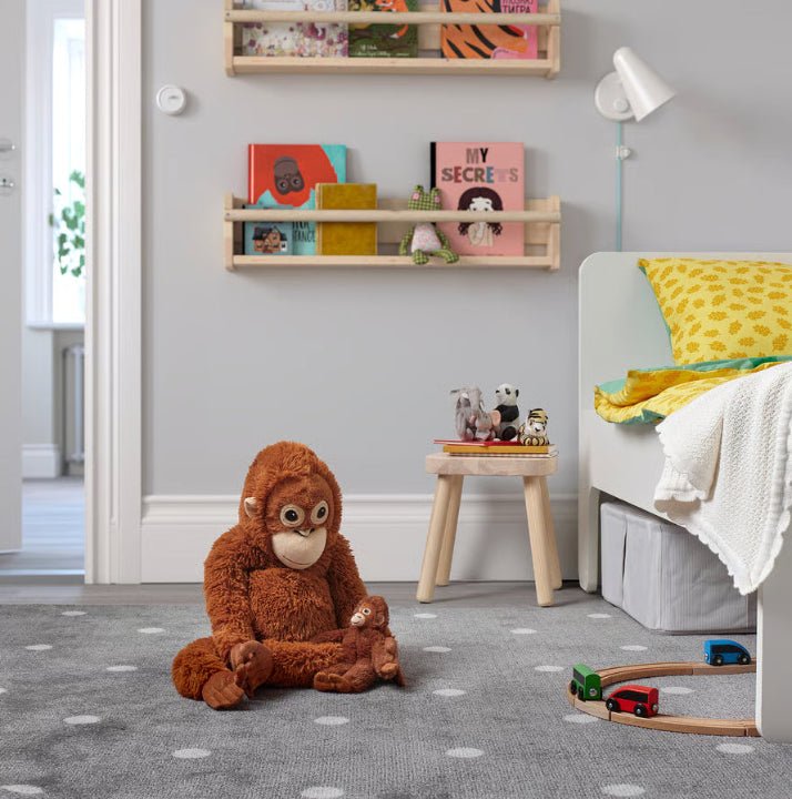 IKEA DJUNGELSK Cute Brown Orangutan - 26" - 104.028.41 | Punch's Best Friend - Kids Art Frames