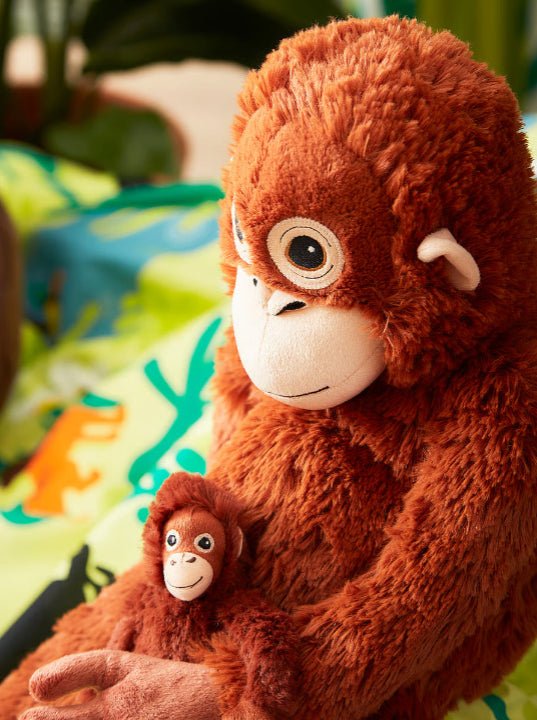 IKEA DJUNGELSK Cute Brown Orangutan - 26" - 104.028.41 | Punch's Best Friend - Kids Art Frames