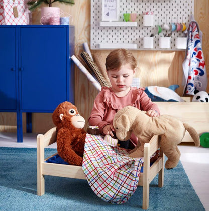 IKEA DJUNGELSK Cute Brown Orangutan - 26" - 104.028.41 | Punch's Best Friend - Kids Art Frames