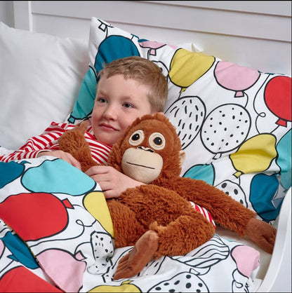 IKEA DJUNGELSK Cute Brown Orangutan - 26" - 104.028.41 | Punch's Best Friend - Kids Art Frames