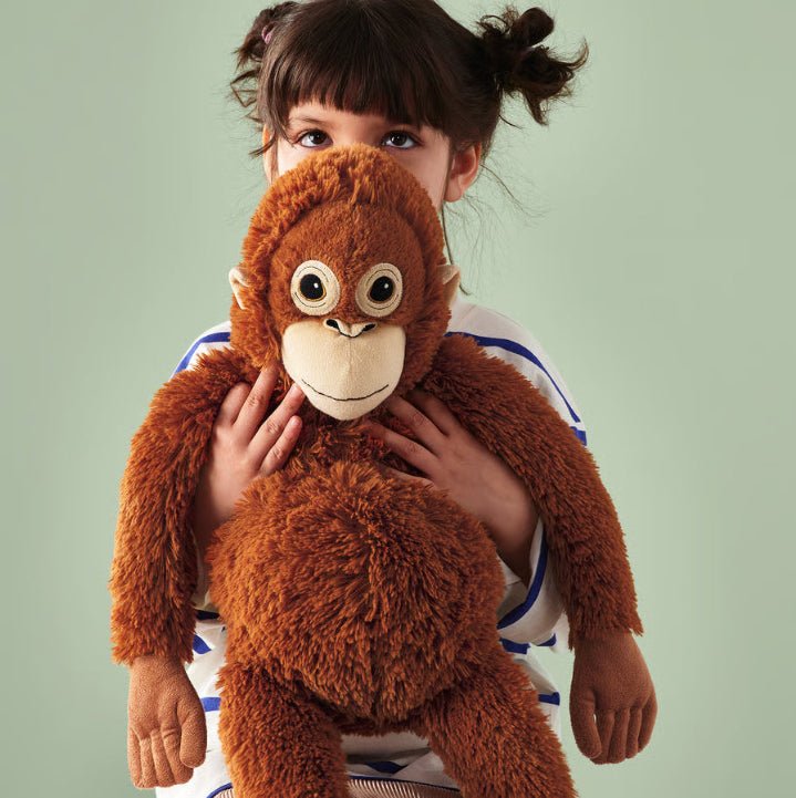 IKEA DJUNGELSK Cute Brown Orangutan - 26" - 104.028.41 | Punch's Best Friend - Kids Art Frames
