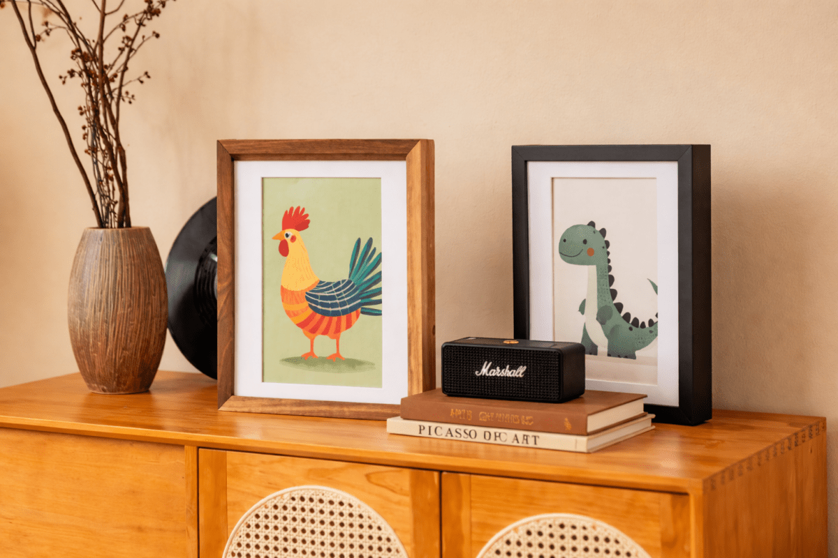 Kids Art Frame | Memory Box for 160+ Artworks | Solid Wood Display & Storage | Five Colors Available - Kids Art Frames