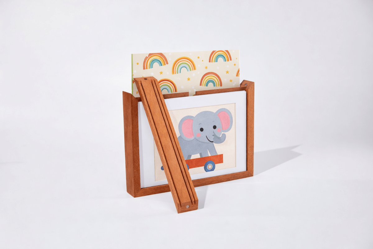 Kids Art Frame | Memory Box for 160+ Artworks | Solid Wood Display & Storage | Five Colors Available - Kids Art Frames