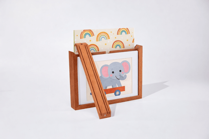 Kids Art Frame | Memory Box for 160+ Artworks | Solid Wood Display & Storage | Five Colors Available - Kids Art Frames