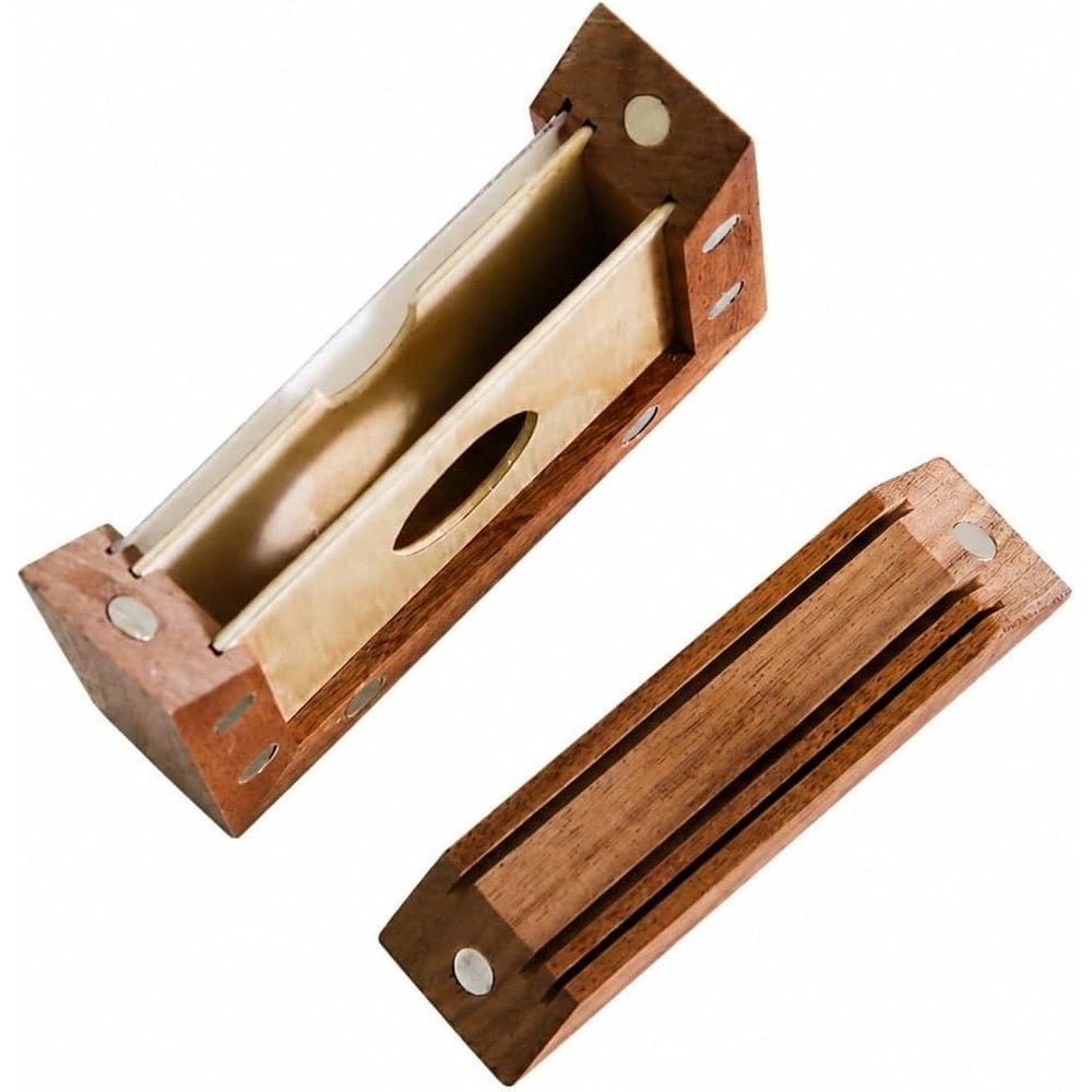 Mahogany Color Photo Frame: Real Wood Magnetic Memory Box | Three Size Available - Kids Art Frames