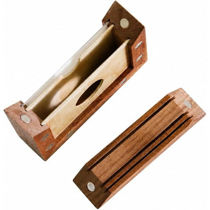 Mahogany Color Photo Frame: Real Wood Magnetic Memory Box | Three Size Available - Kids Art Frames