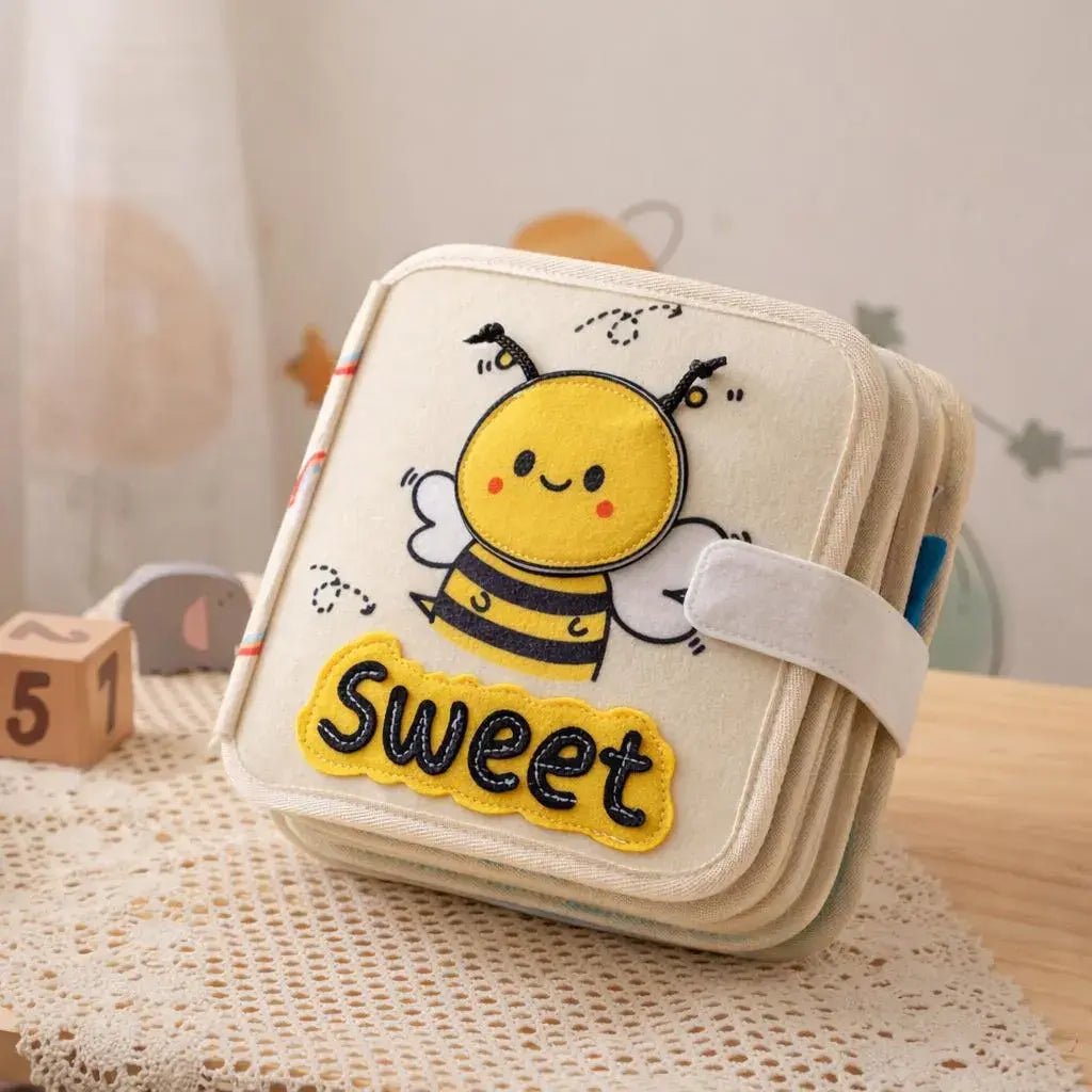 Montessori Animal Quiet Book | Soft Felt Sensory Book for Toddlers (Ages 1–4) - Kids Art Frames