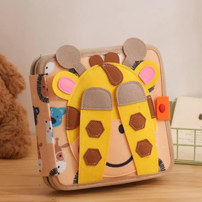 Montessori Felt Quiet Book – Interactive Sensory Toy for Toddlers - Kids Art Frames