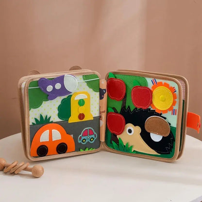 Montessori Felt Quiet Book – Interactive Sensory Toy for Toddlers - Kids Art Frames