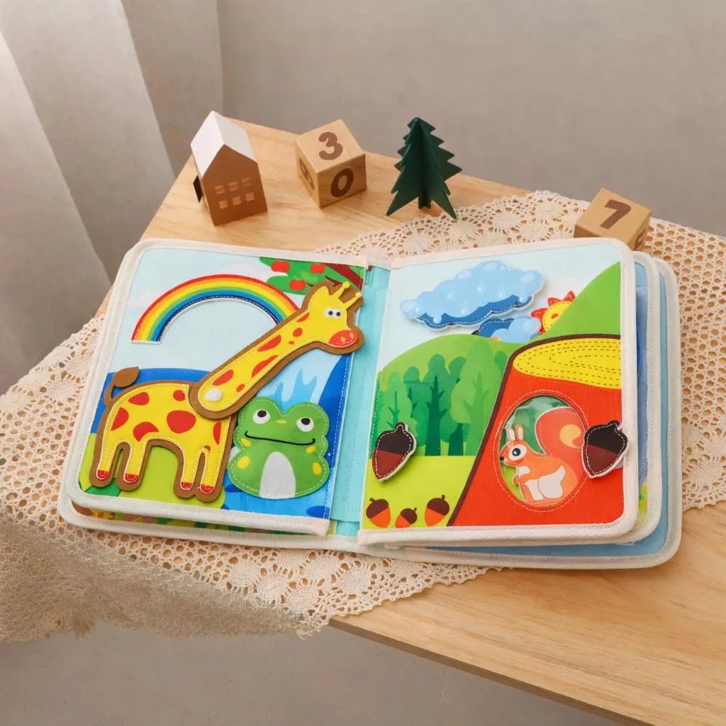 Montessori Sensory Activity Book for Toddlers - Kids Art Frames
