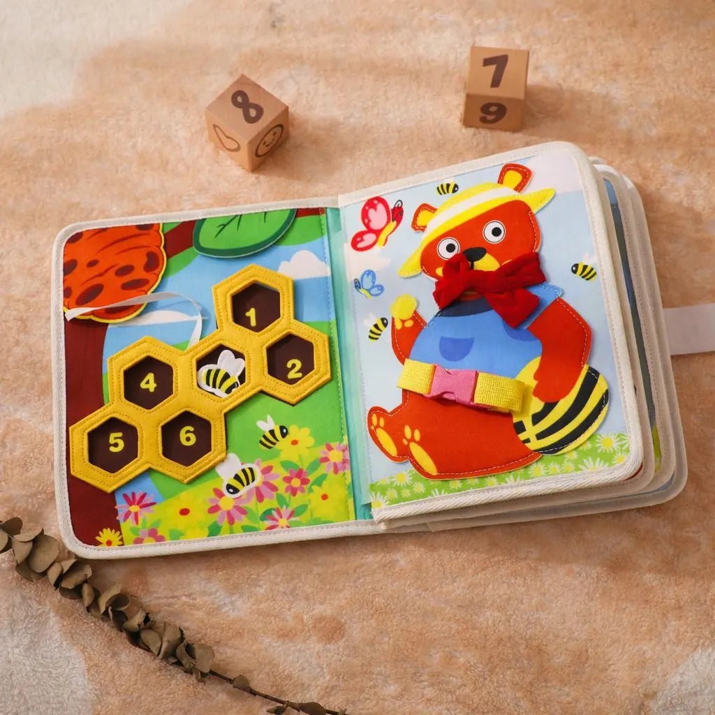 Montessori Sensory Activity Book for Toddlers - Kids Art Frames
