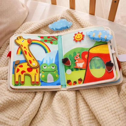 Montessori Sensory Activity Book for Toddlers - Kids Art Frames