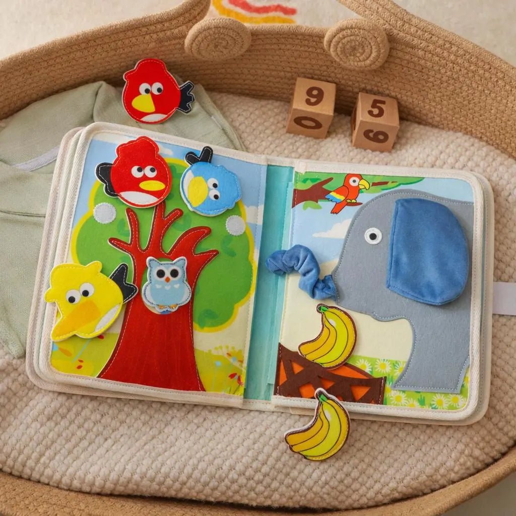 Montessori Sensory Activity Book for Toddlers - Kids Art Frames