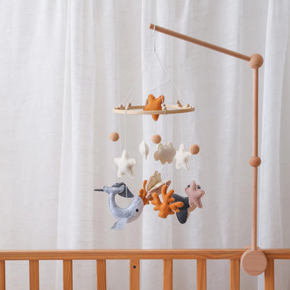 Ocean Adventure Baby Mobile: Handmade Felt Nursery Decor - Kids Art Frames