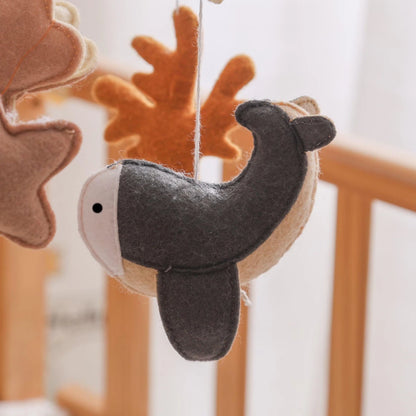 Ocean Adventure Baby Mobile: Handmade Felt Nursery Decor - Kids Art Frames